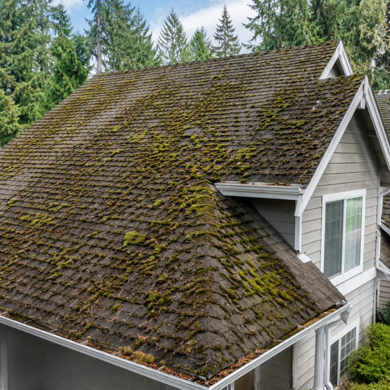 Roof Moss Removal & Surface Cleaning — Redmond